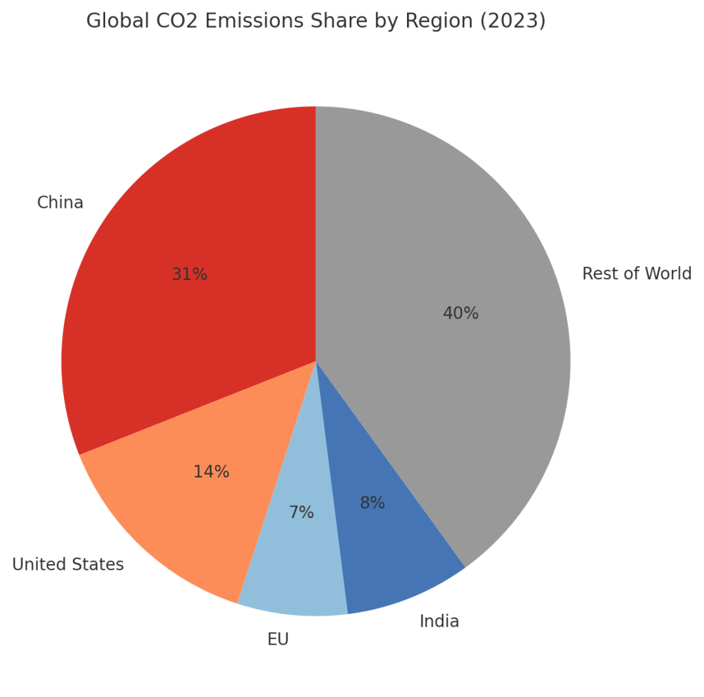 global co2 emissions region