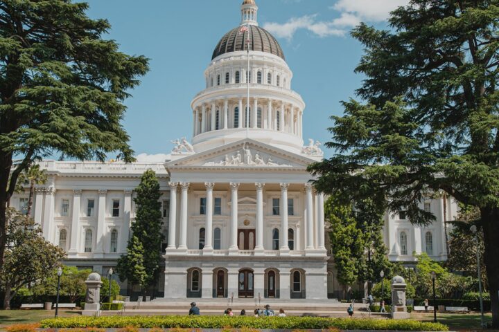 California State Capitol in Sacramento, where SB 253 and SB 261 climate disclosure laws were passed
